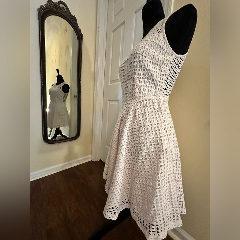 Olive + Oak White Eyelet Dress NWOT - Picture 2 of 8